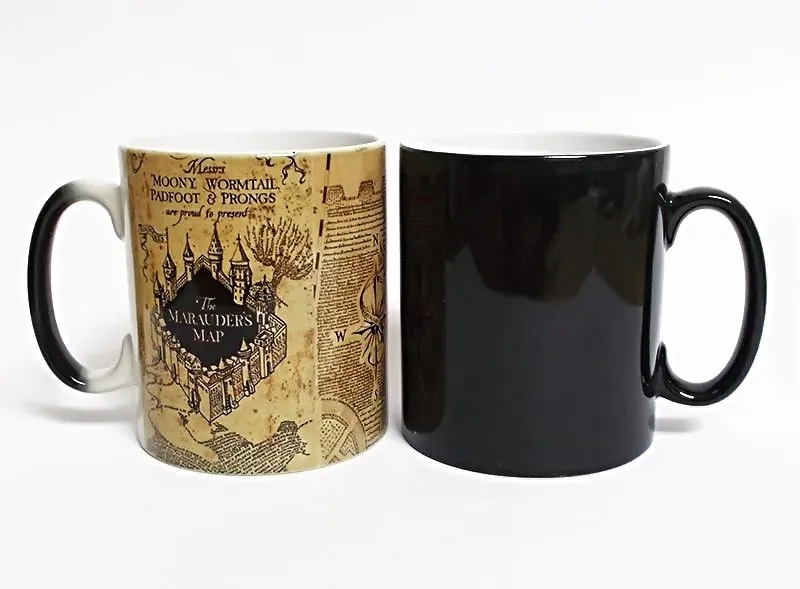 Harry Potter Heat Changing Mug Kaffeebecher Thermoaktive Kaffeetasse Marauders M